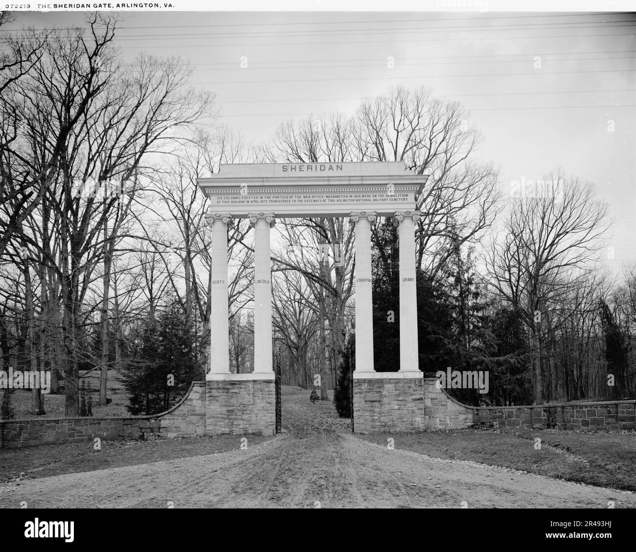 The Sheridan Gate, Arlington, Va., between 1900 and 1920 Stock Photo Alamy