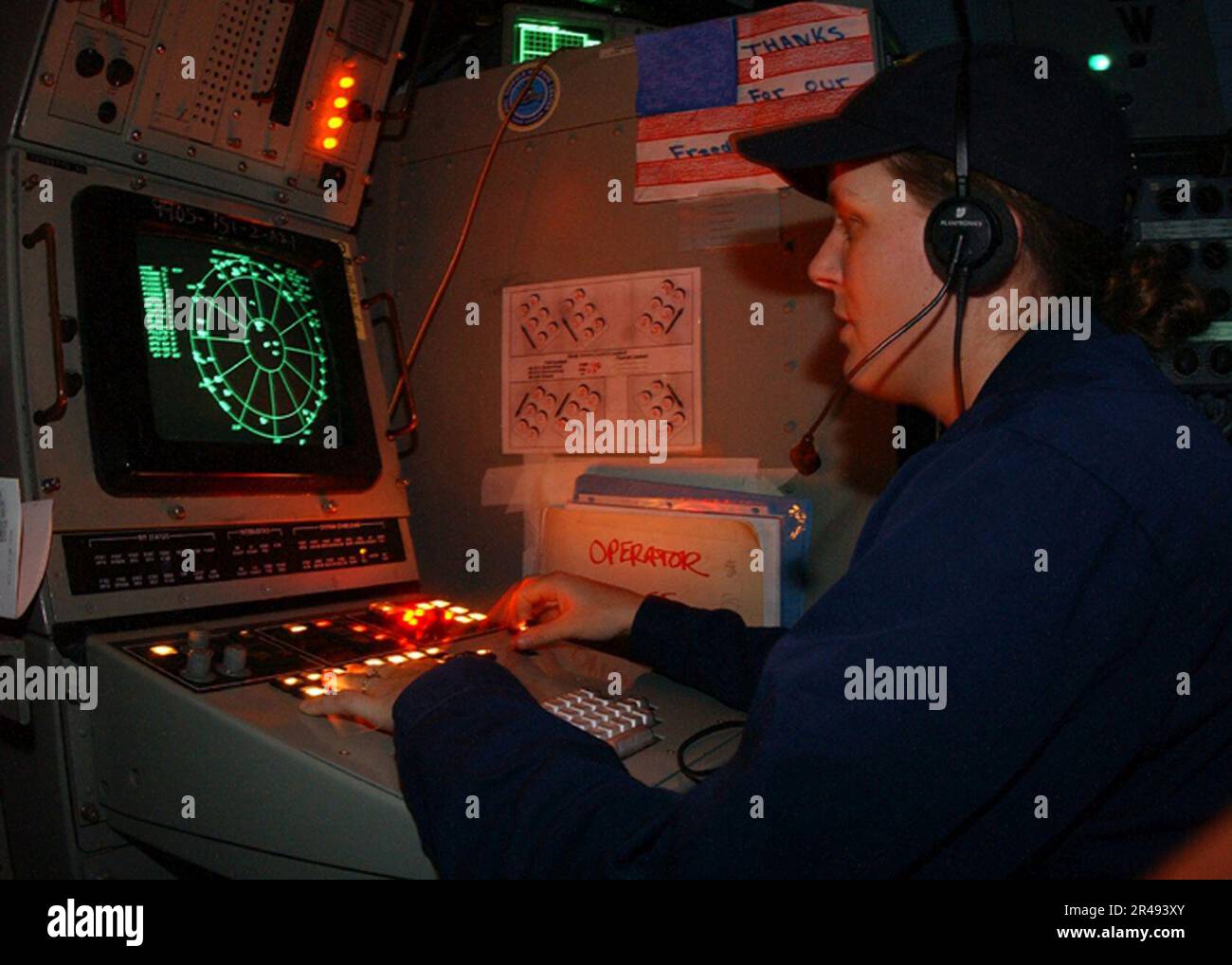 US Navy Electronic Warfare Technician Stock Photo Alamy