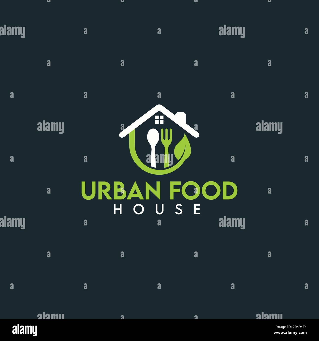 urban food logo, food logo, restaurant, minimalist and business logo