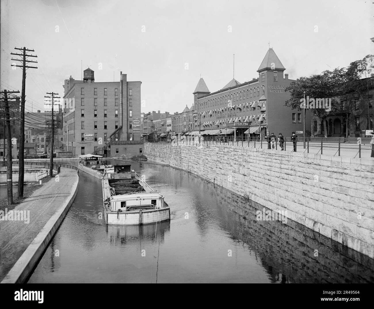 Erie Canal, Rochester, N.Y., between 1900 and 1906 Stock Photo Alamy