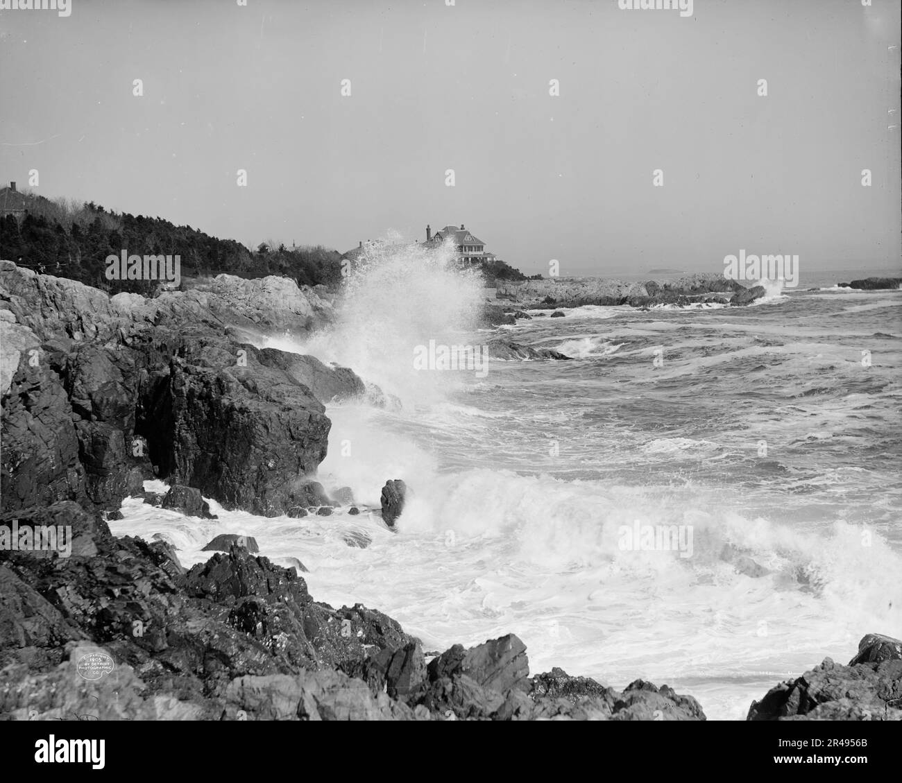 Surf at Marblehead Neck, Mass., c1905 Stock Photo Alamy
