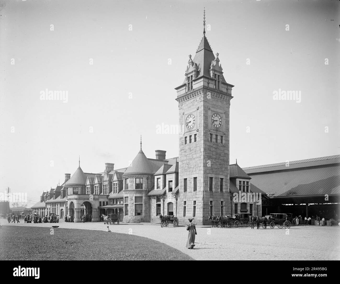 Union Station, Portland, Me., c1904 Stock Photo Alamy