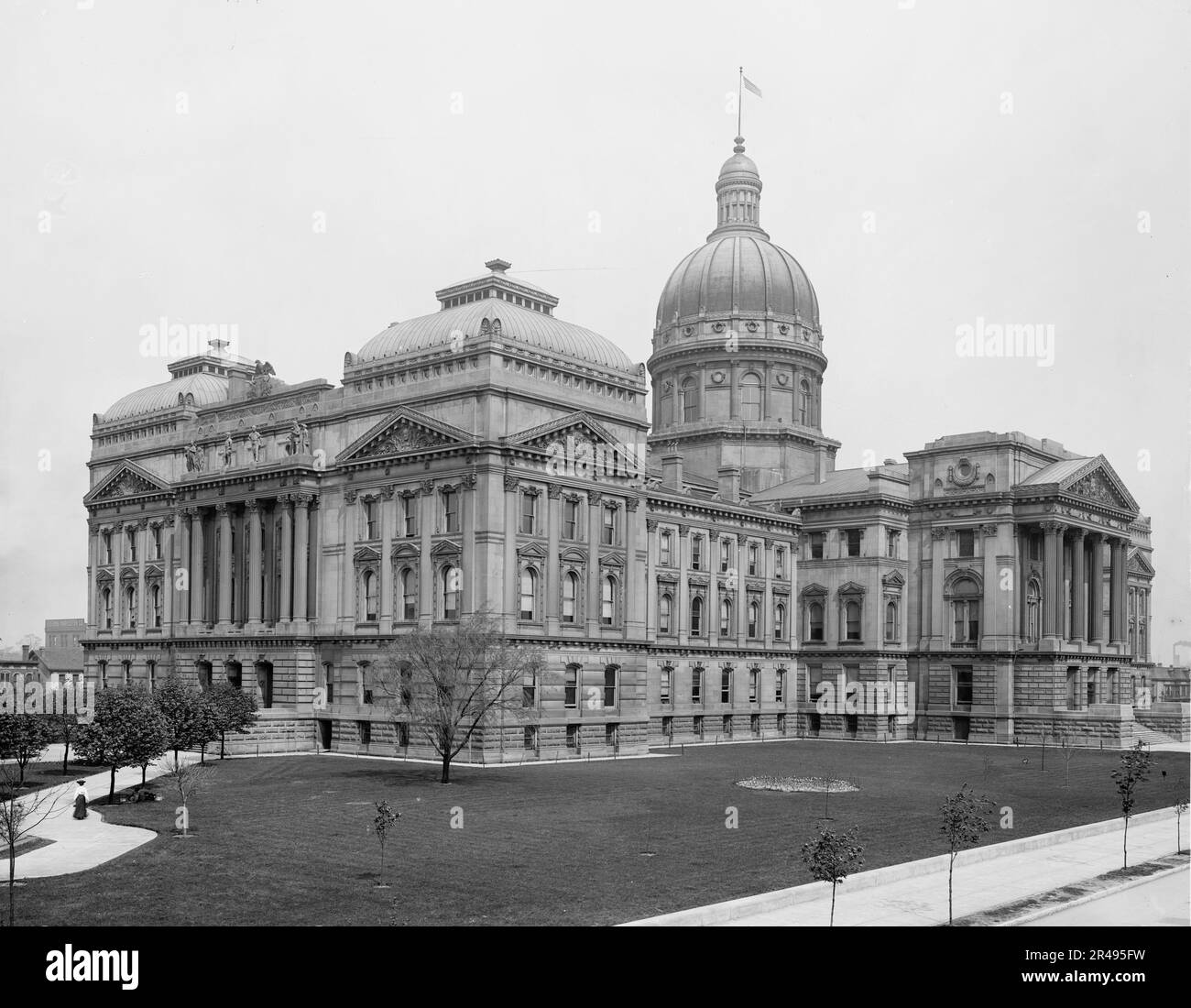 State House, Indianapolis, Ind., between 1900 and 1906. Stock Photo