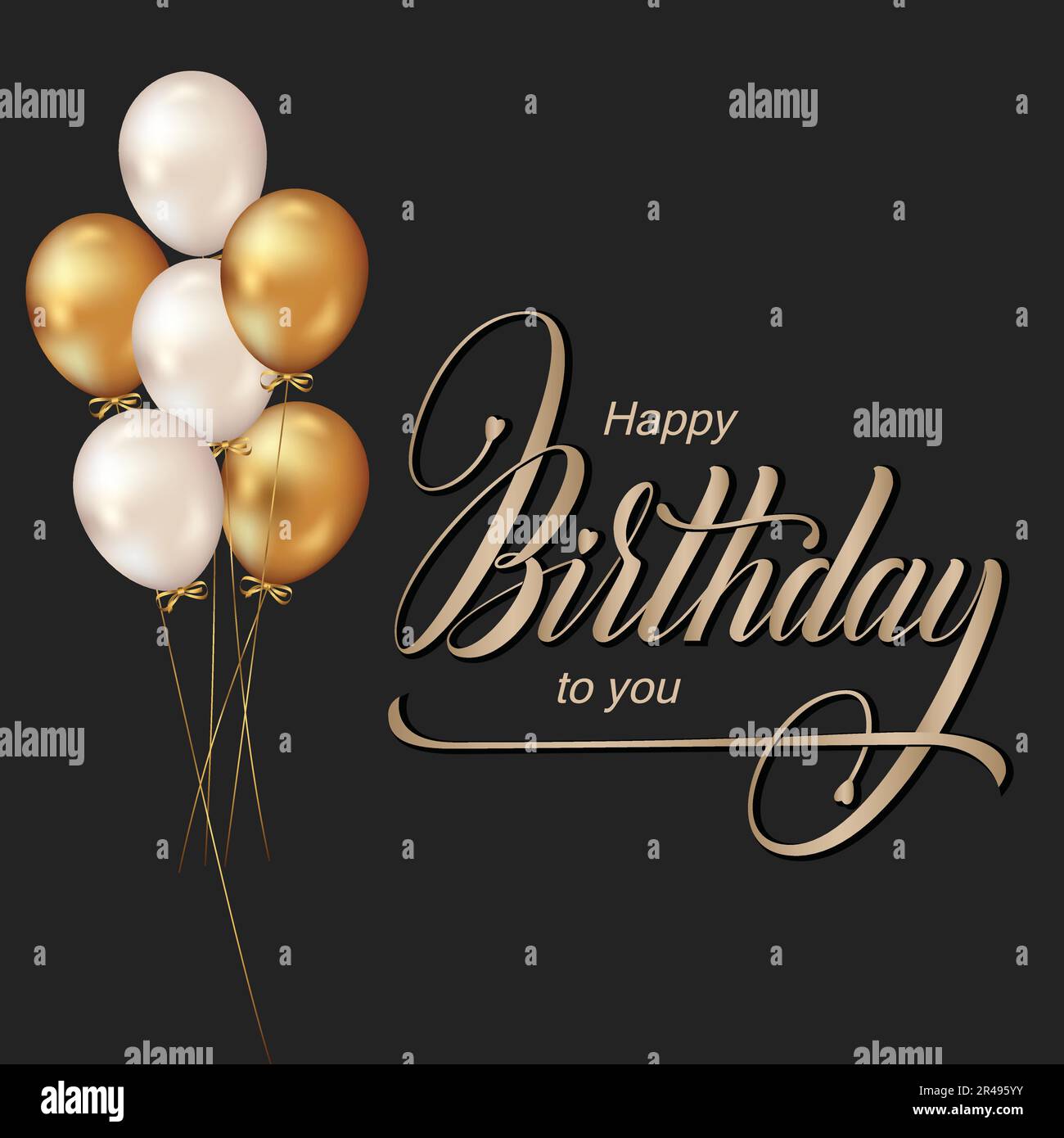 Happy Birthday Lettering With Dry Brush And Balloons Decoration, Happy  Birthday Calligraphy, Happy Birthday Wishes Simple Text, Happy Birthday  Lettering PNG and Vector with Transparent Background for Free Download