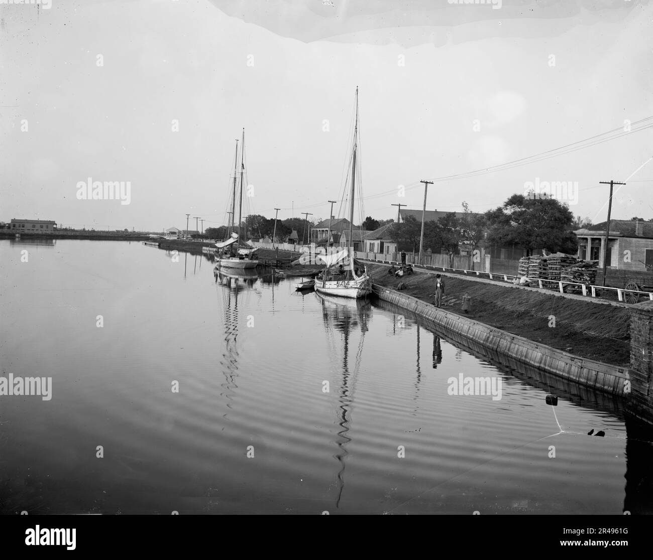 Evening on Bayou St. John, New Orleans, La., between 1900 and 1906