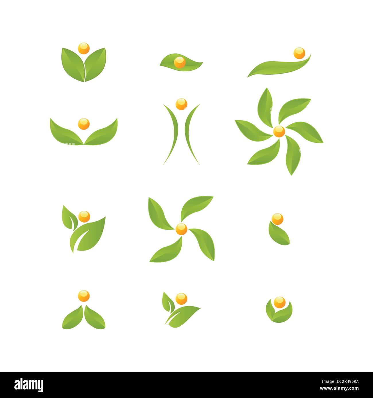 Nature logo. Illustration, design. Vector Nature icon. Stock Vector