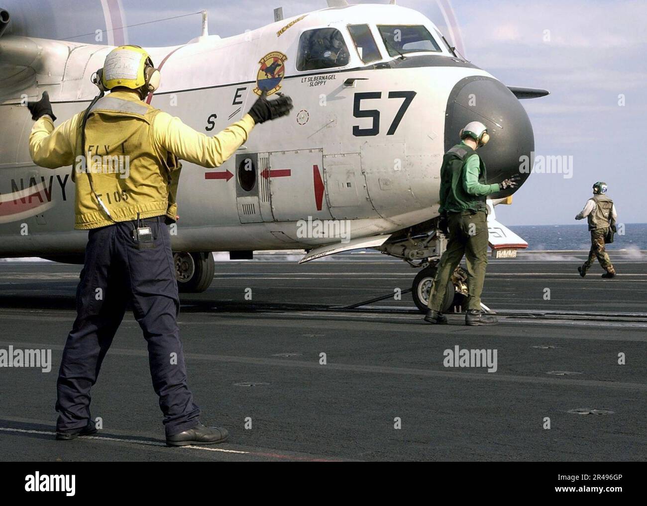 US Navy A C-2A ''Greyhound'' Carrier Onboard Delivery (COD) aircraft ...