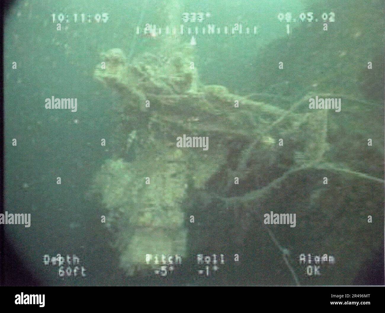 US Navy A remotely operated vehicle (ROV) pilot from Naval Surface Warfare Center, Carderock