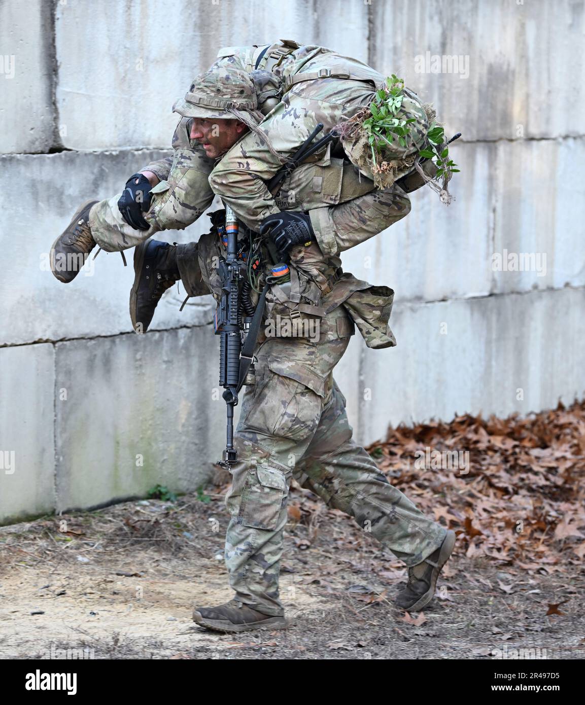 A Soldier assigned to the U.S. Army John F. Kennedy Special Warfare