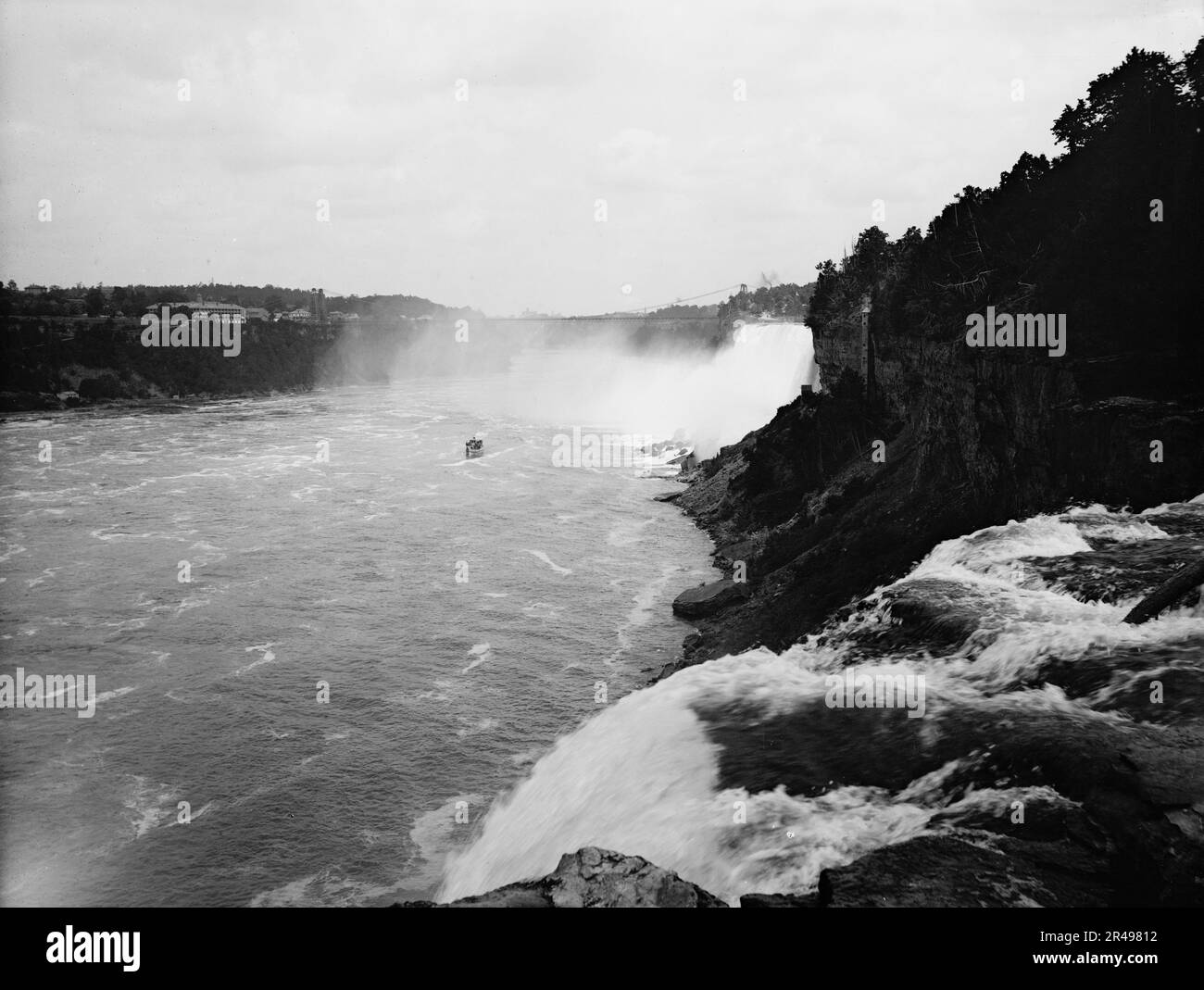American Falls from Goat Island, between 1880 and 1897 Stock Photo Alamy