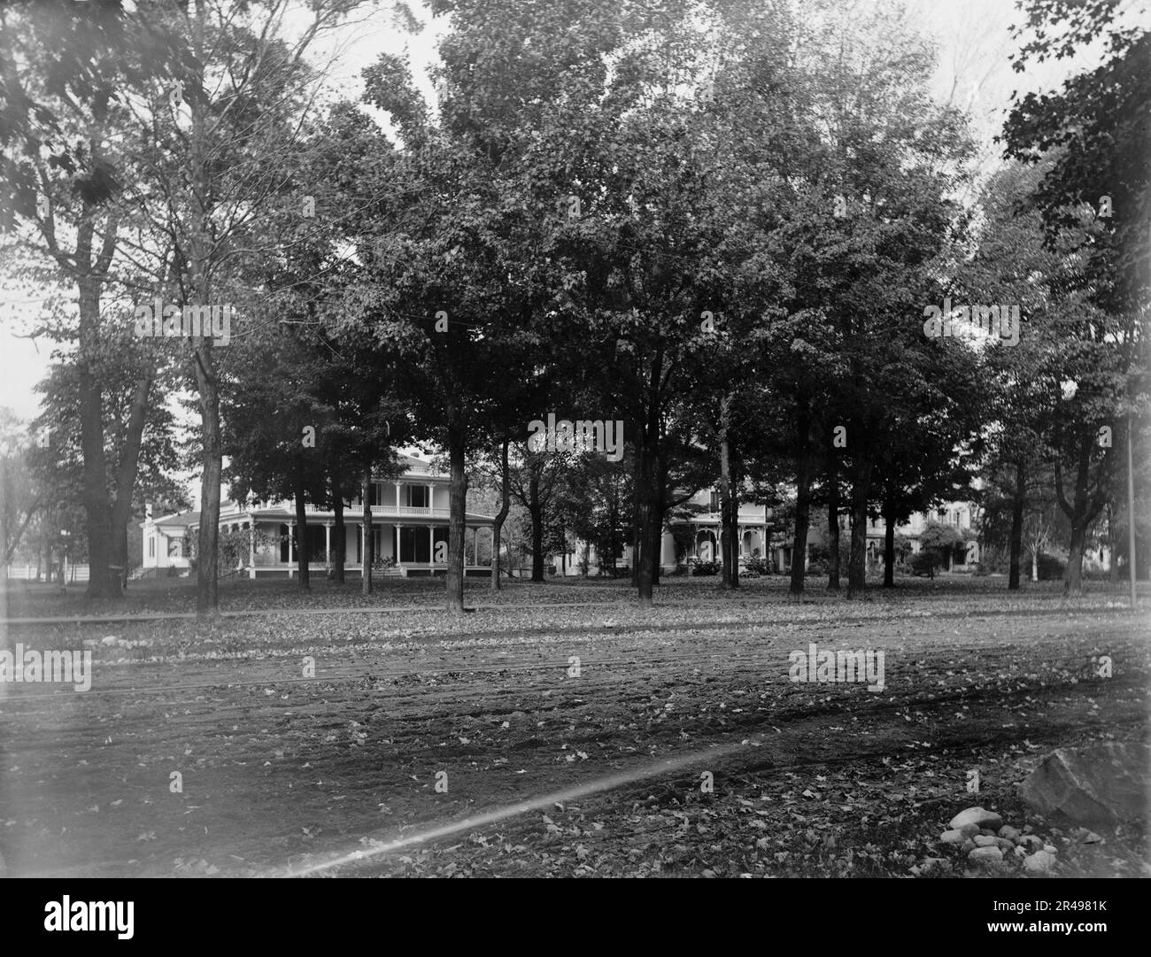 Gratiot Ave. cottages, Mt. Clemens, between 1880 and 1899 Stock Photo