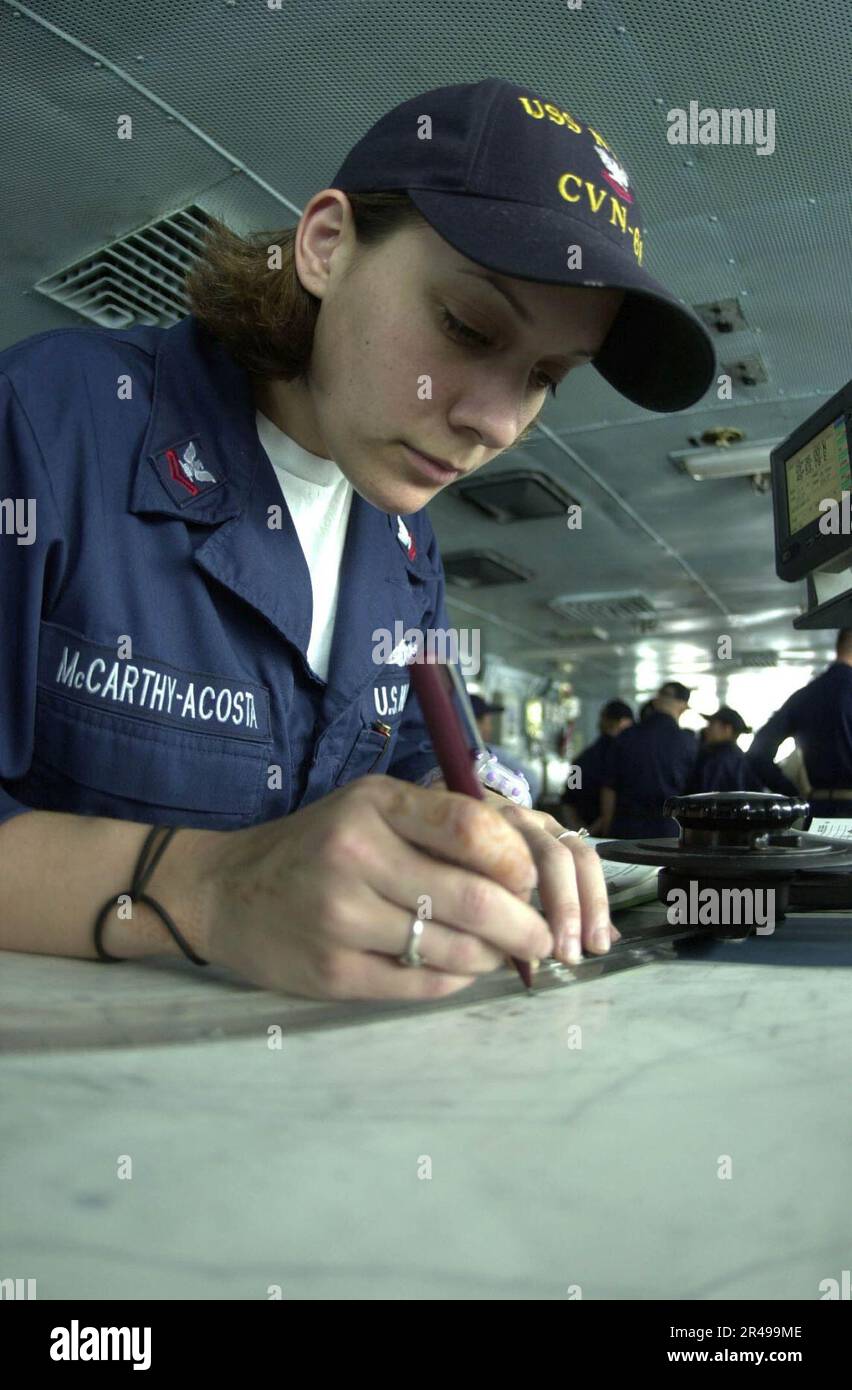 US Navy Quartermaster Stock Photo Alamy