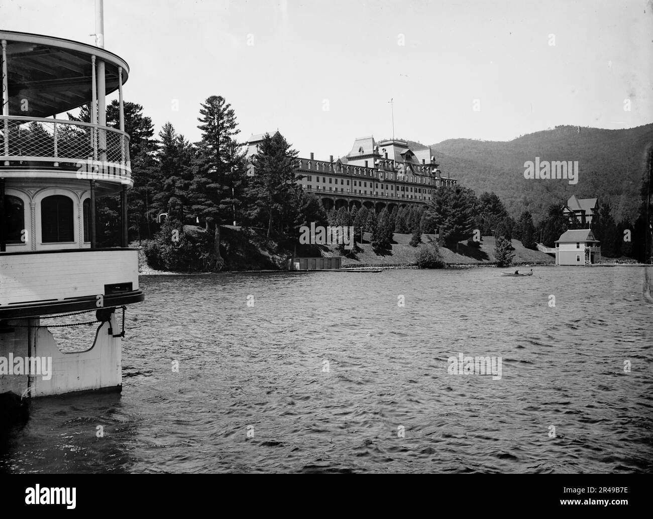 Fort William Henry Hotel, Lake George, between 1880 and 1897 Stock