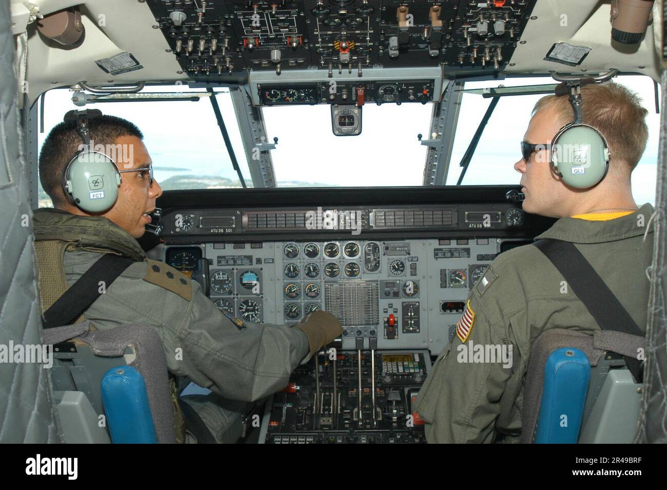 US Navy Royal Brunei Air Force (RBAF) pilot, Stock Photo