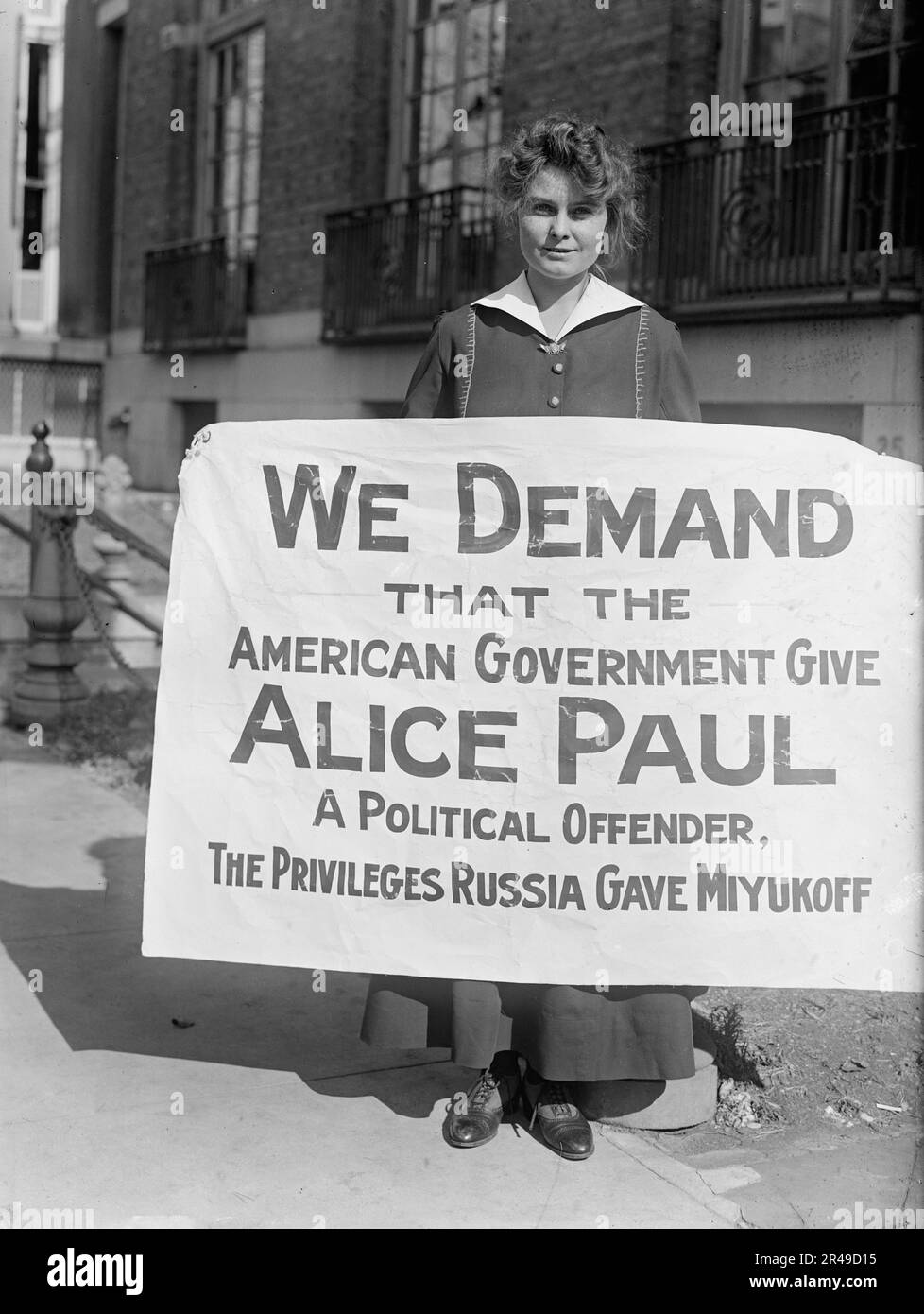 Woman Suffrage Pickets, 1917 Stock Photo Alamy