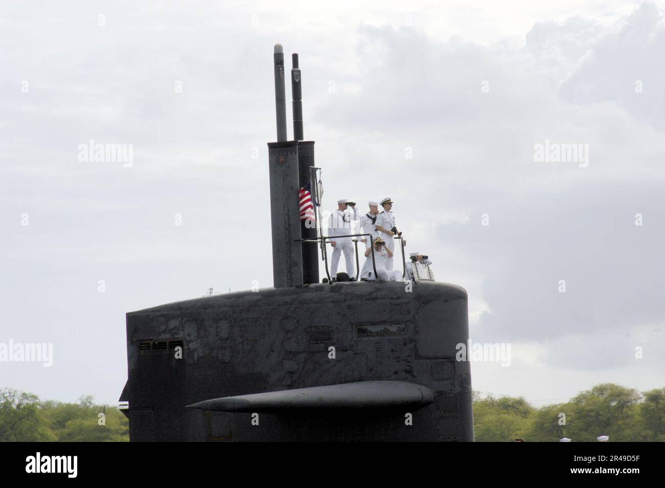 US Navy Los Angeles class attack submarine USS Key West (SSN 722), one