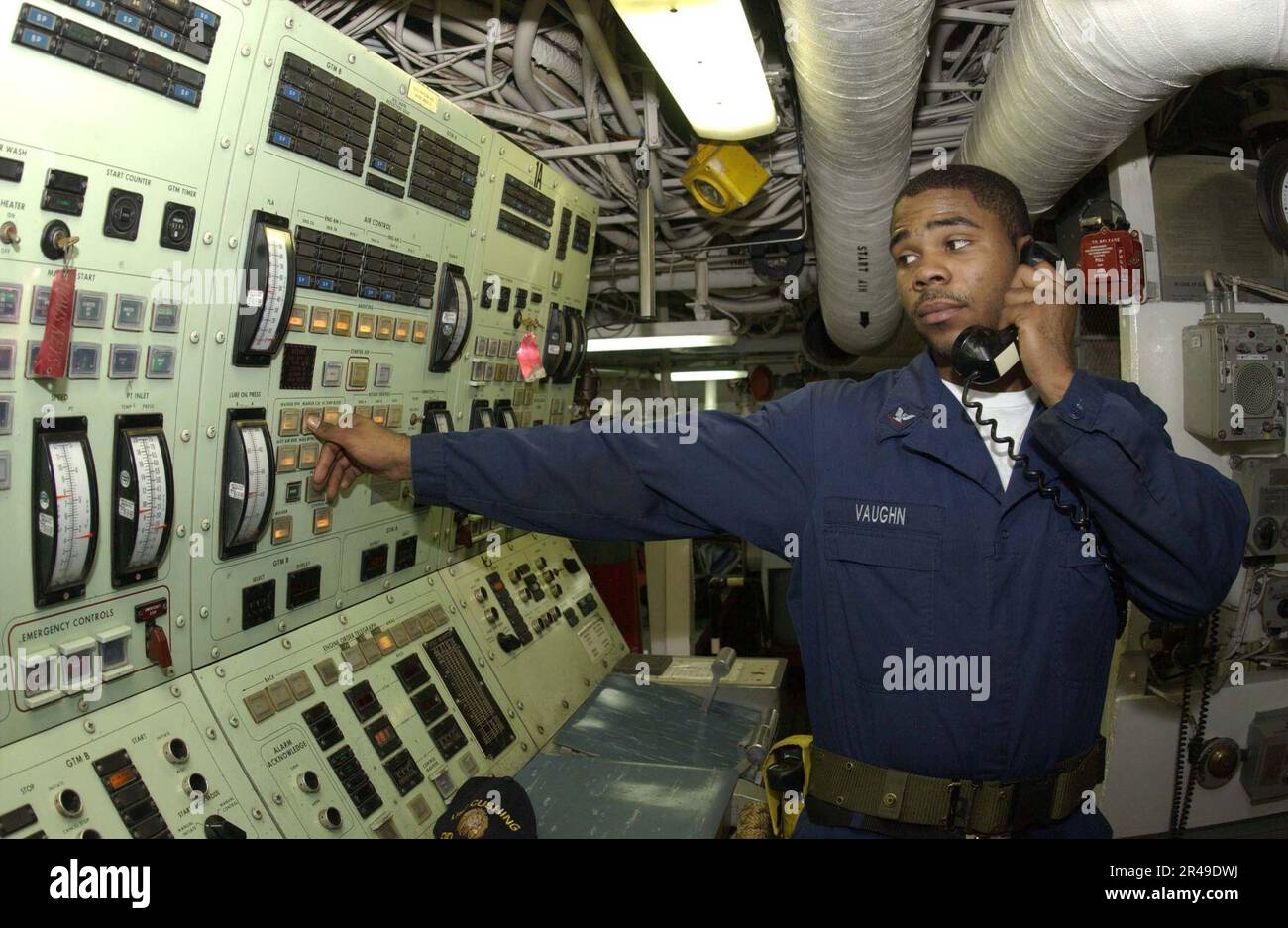 US Navy Gas Turbine System Technician Stock Photo - Alamy