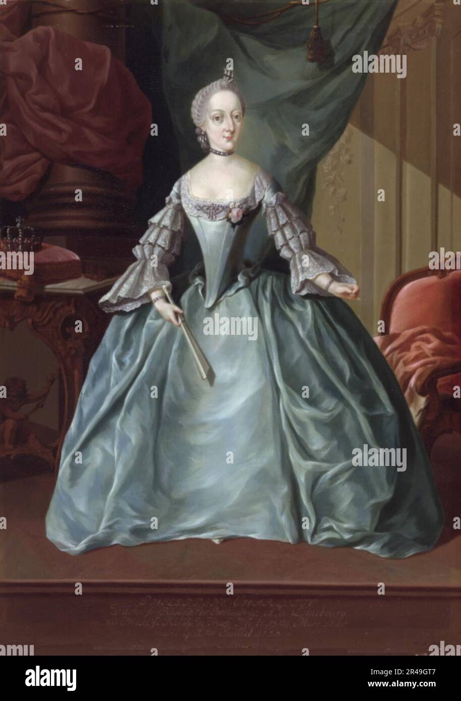 Philippine Charlotte, Duchess of Brunswick and L&#xfc;neburg, born Princess of Prussia, 1749-1848. Stock Photo