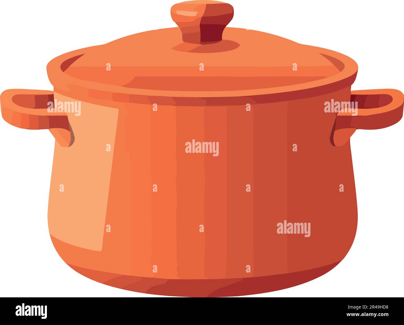 Metal stew pot Stock Vector Images Alamy