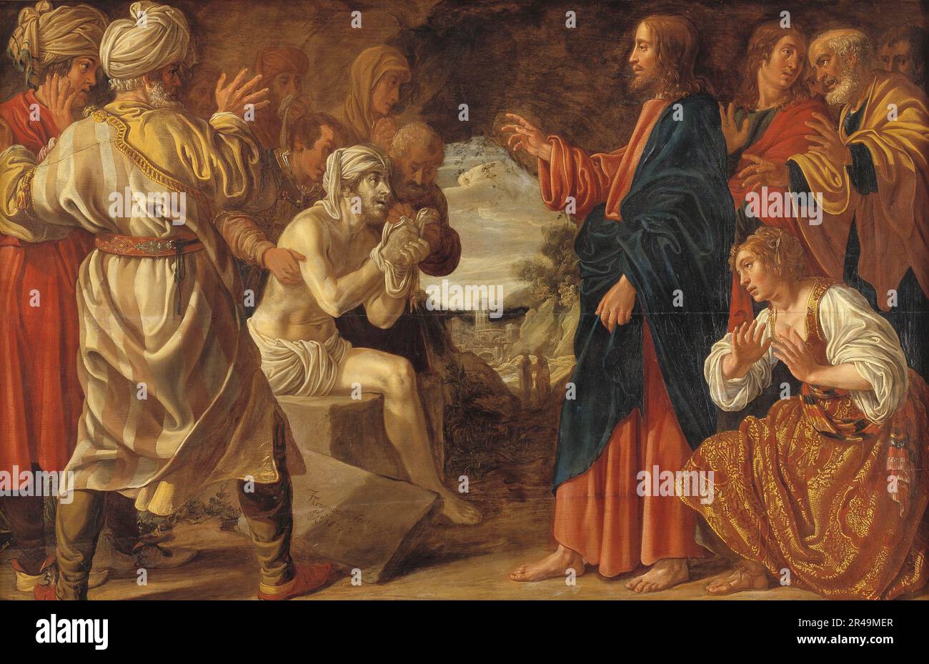 The Raising of Lazarus, 1615 Stock Photo Alamy