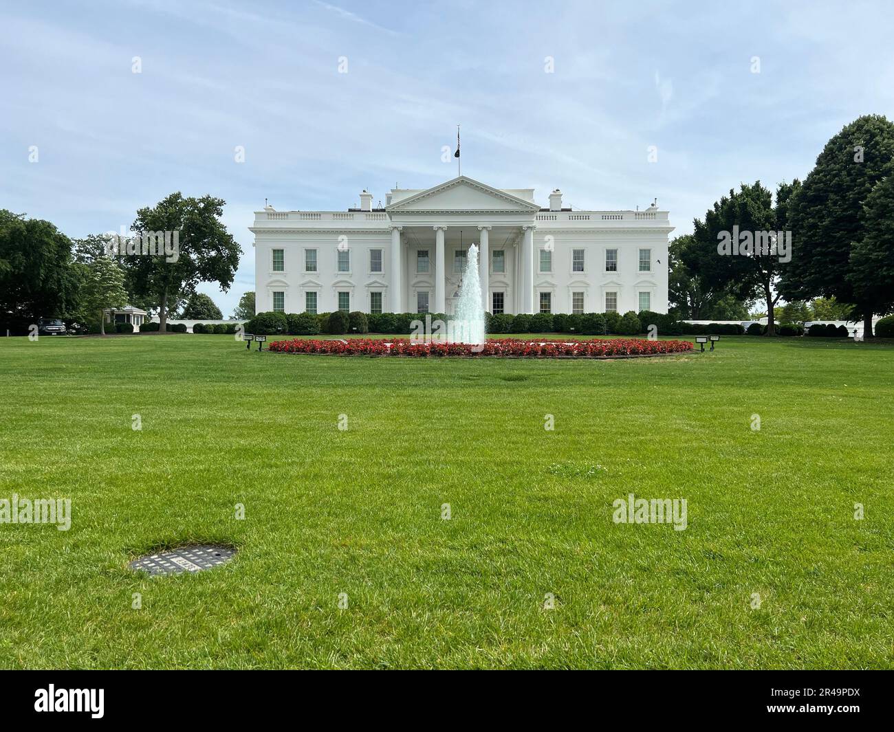 The white house washington dc aerial hi-res stock photography and ...
