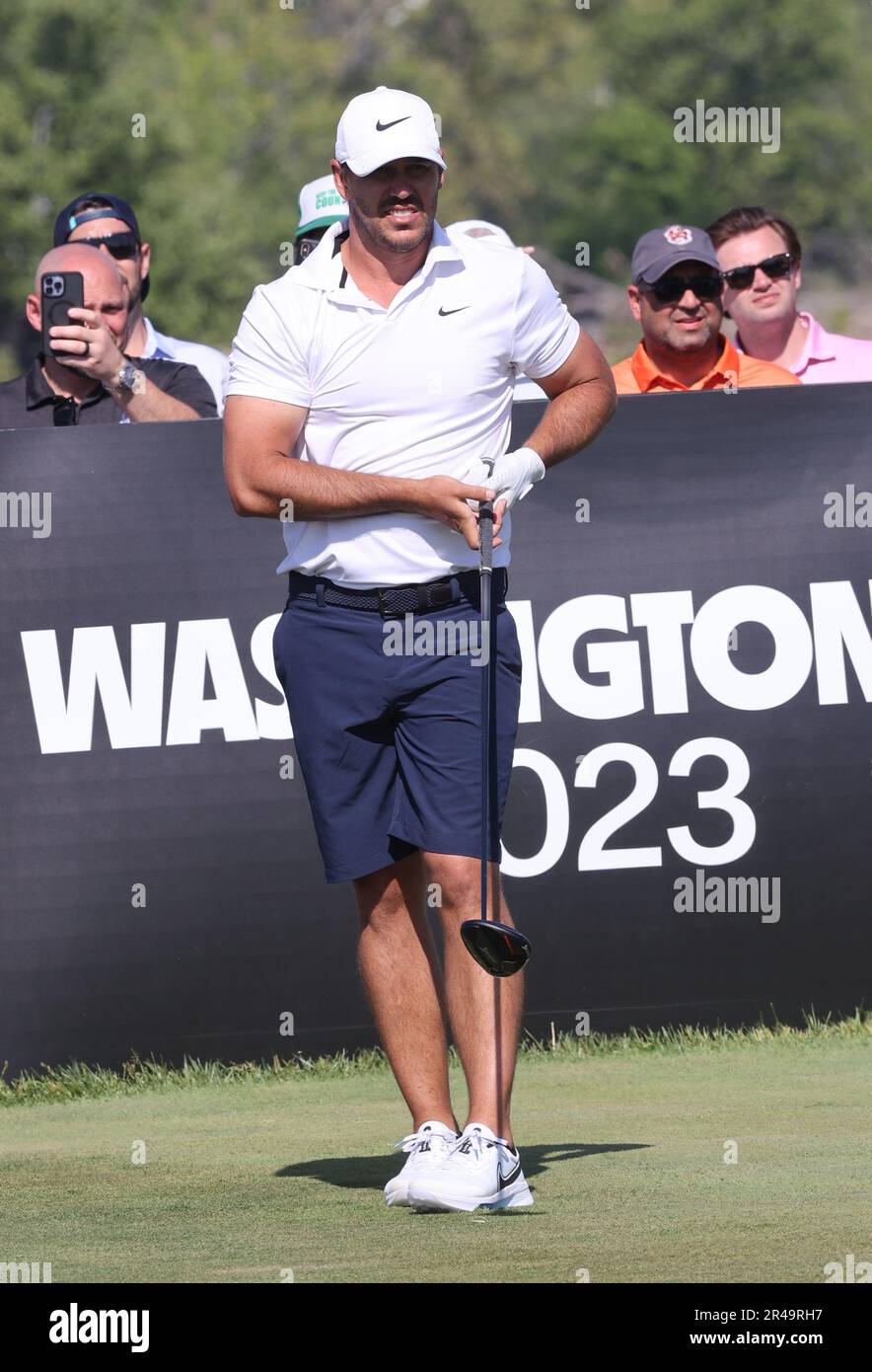 Sterling, VA, USA. 26th May, 2023. Brooks Koepka seen golfing during