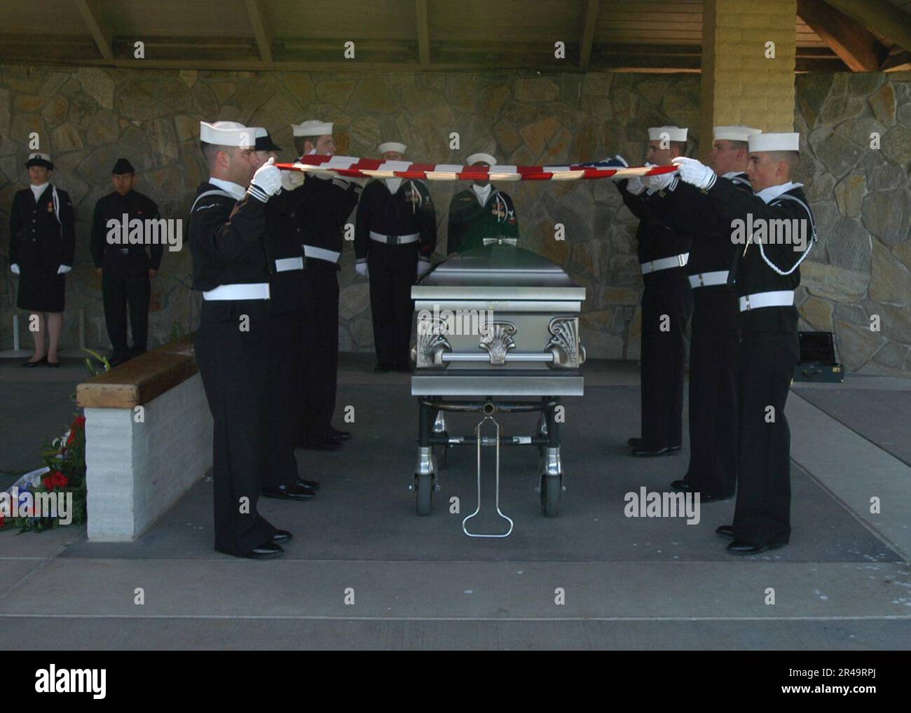 US Navy The Ceremonial Unit assigned to Naval Air Station Lemoore