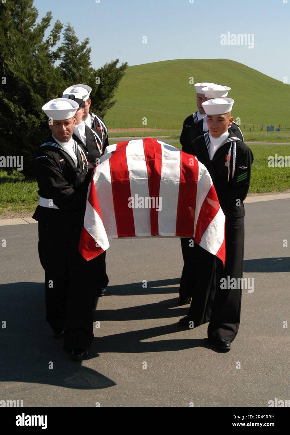US Navy The Ceremonial Unit assigned to Naval Air Station Lemoore