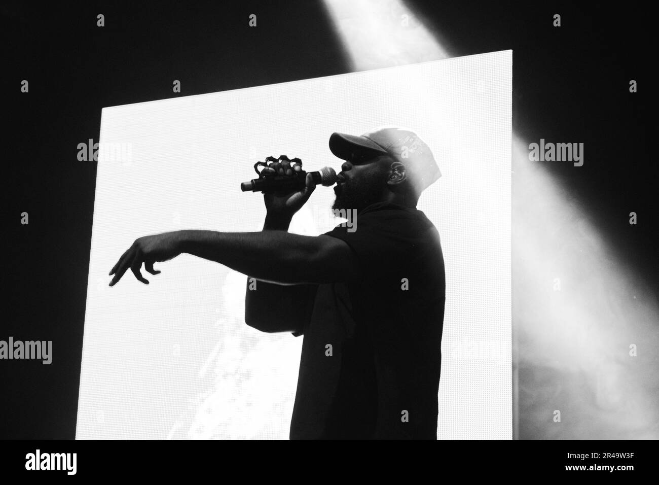 London, United Kingdom, 26th May 2023, Brockwell Live hosts its first Project 6 Festival in Brixton, inviting some of UKs best and up and coming Grime, Hiphop Dnb & MCs to Brockwell Park for the start of the Bank Holiday Weekend Ehimetalor Unuabona/Alamy Live News Stock Photo