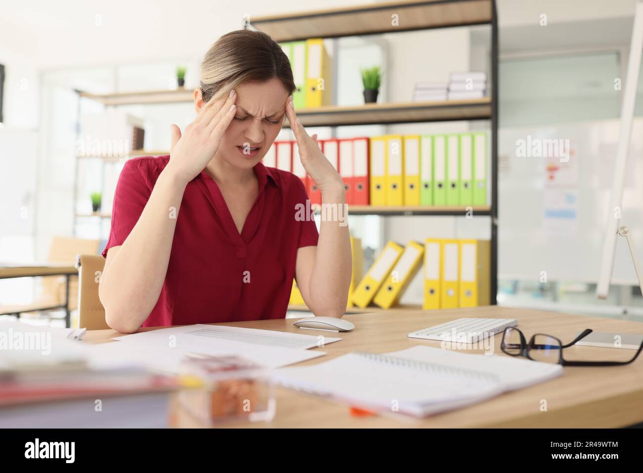Temples woman female young hi-res stock photography and images - Alamy