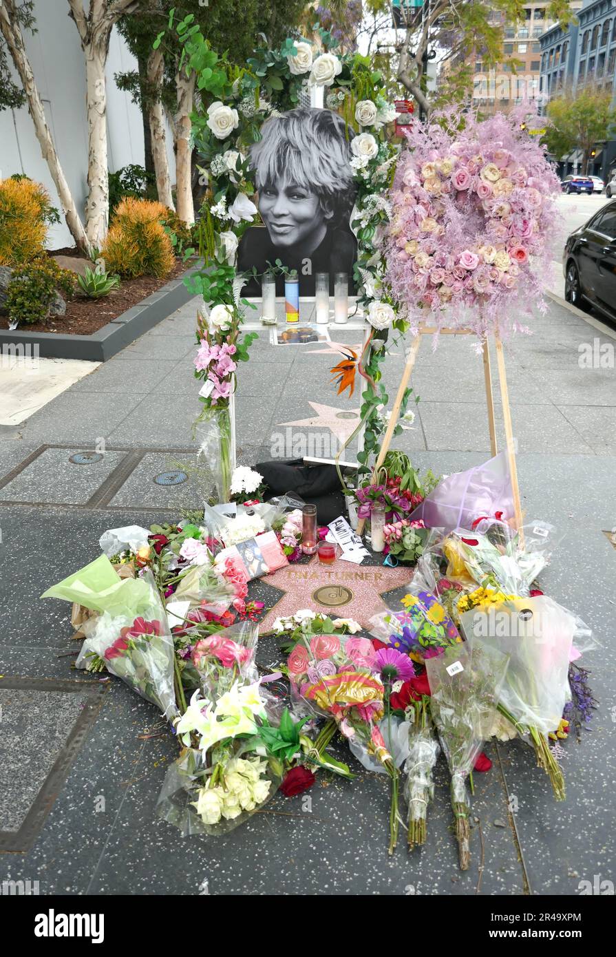 Los Angeles, California, USA 26th May 2023 Singer Tina Turner Hollywood