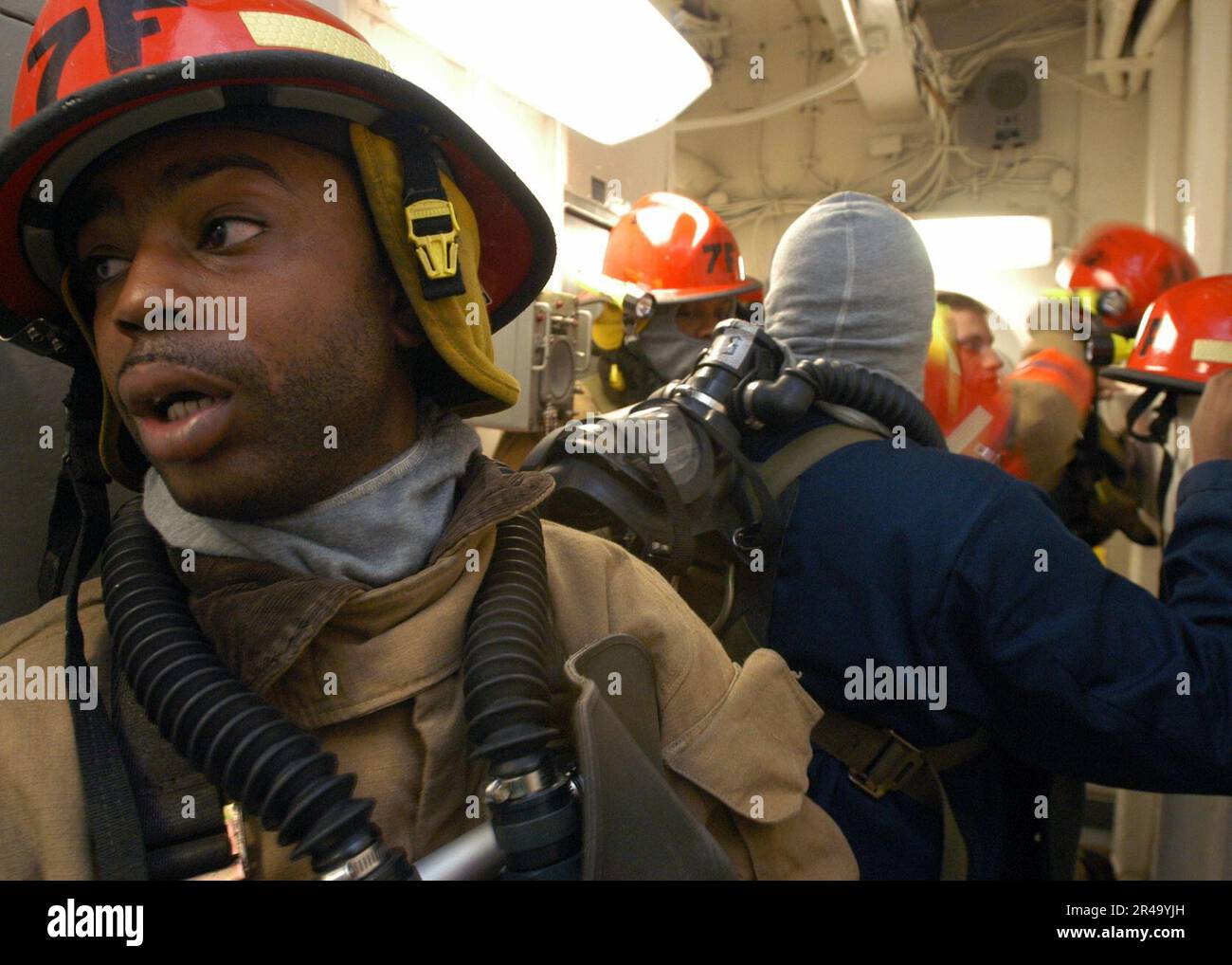 US Navy Repair Locker Seven Foxtrot's Team Leader Boatswain's Mate