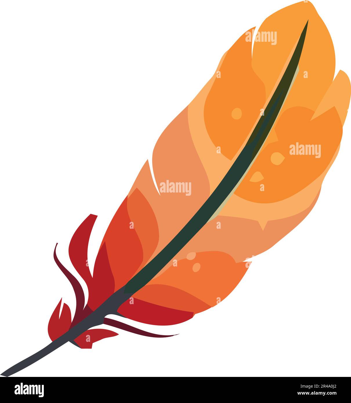 Feather flying on white backdrop Stock Vector Image & Art Alamy