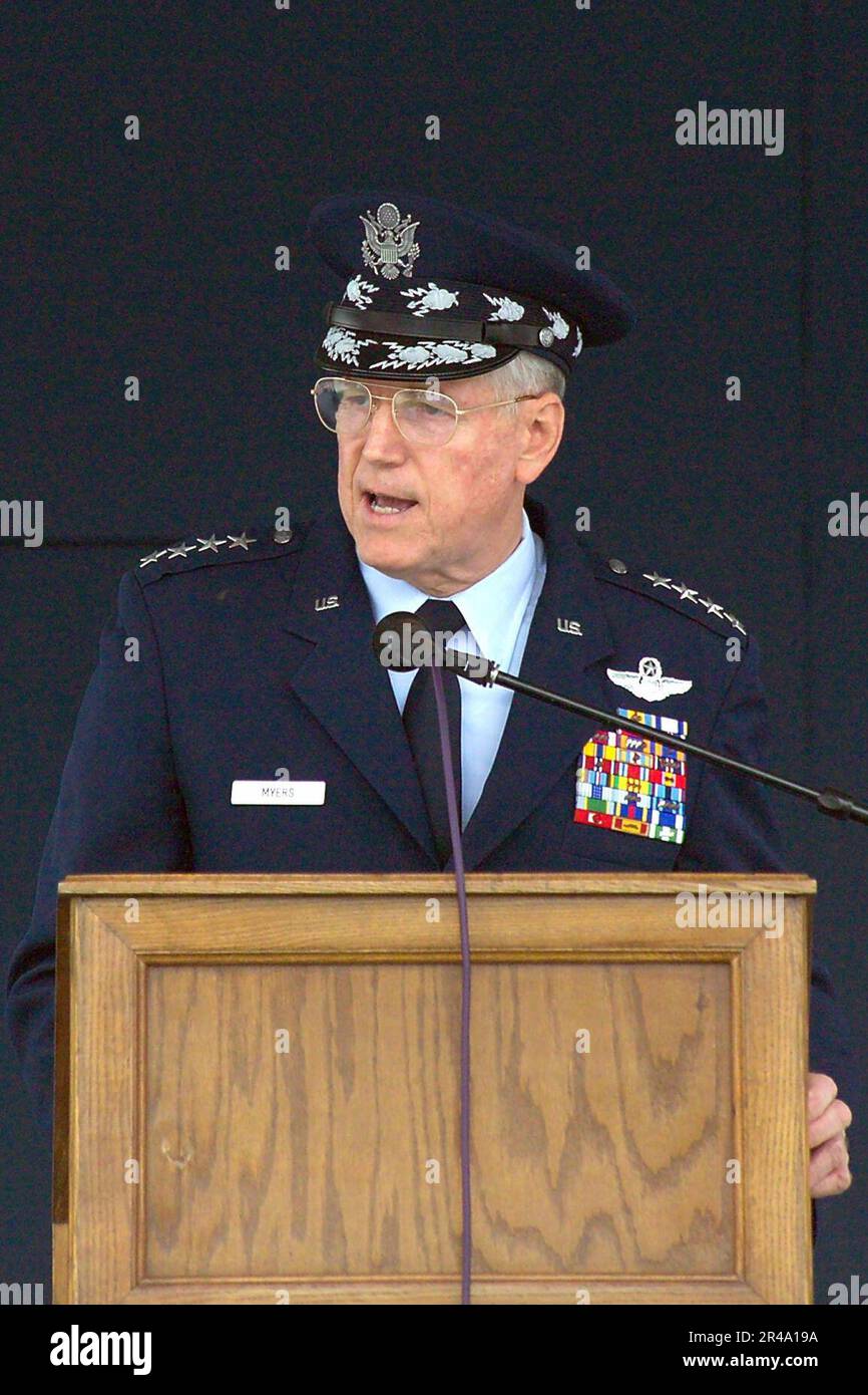 US Navy Chairman of the Joint Chiefs of Staff Gen. Richard B. Myers