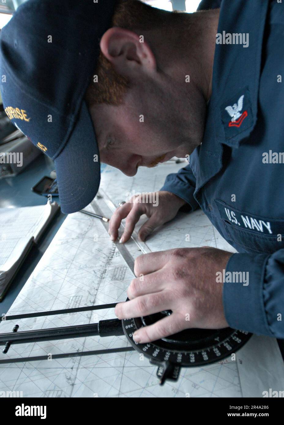 US Navy Quartermaster Stock Photo Alamy