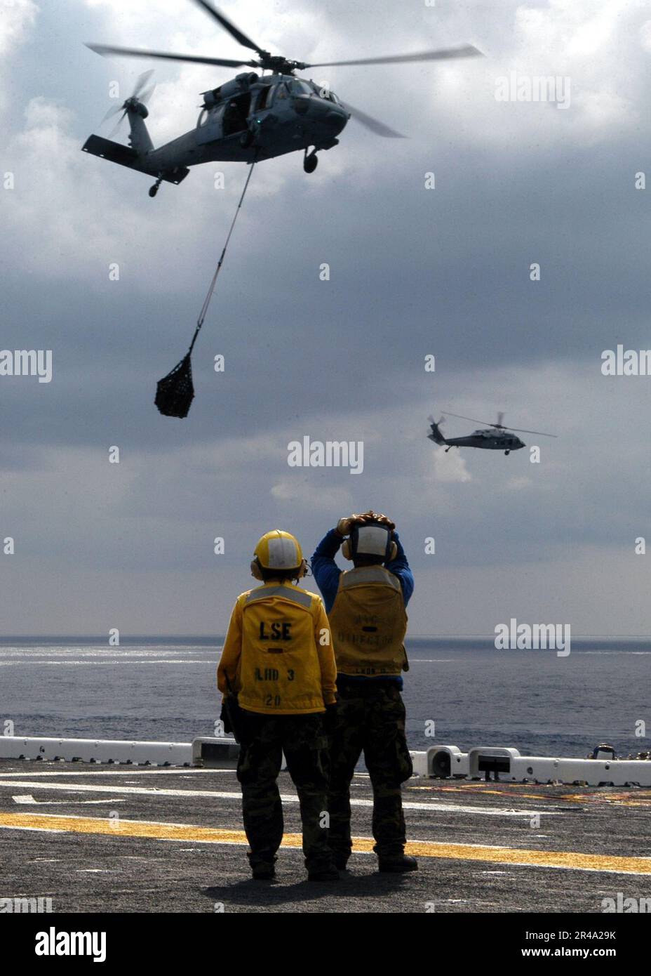 US Navy Aviation Boatswain's Mate Handler Stock Photo Alamy