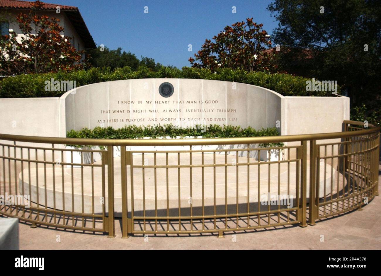 Us navy the tomb and monument located behind the ronald reagan library