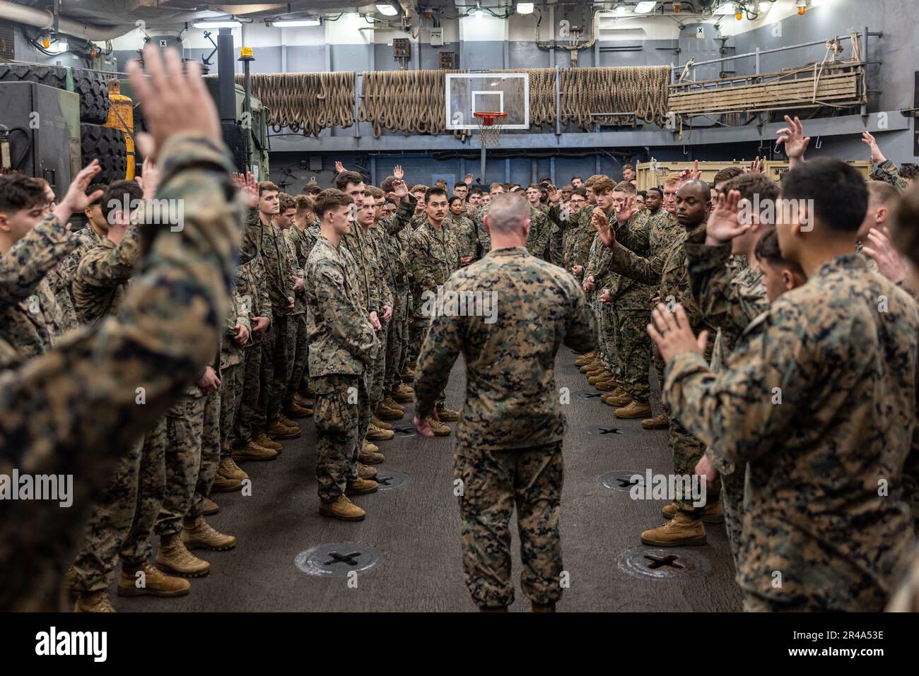 U.S. Marine Corps Sgt. Maj. James Horr, Sergeant Major of the 26th