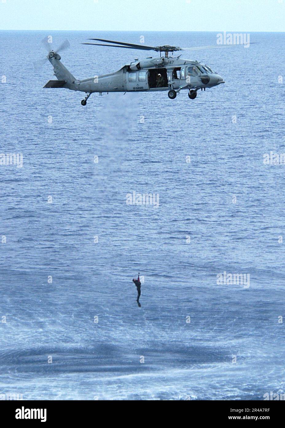 US Navy An air crew member assigned to Helicopter Combat Support