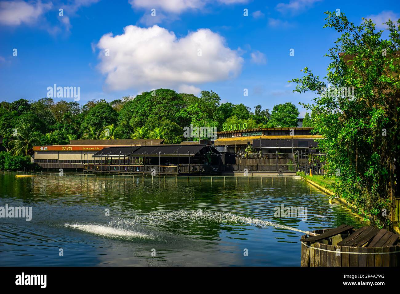 ORTO is one of the largest privately-operated leisure park in Singapore, covering 51,500 sqm of land in the Northern area of Singapore. Stock Photo