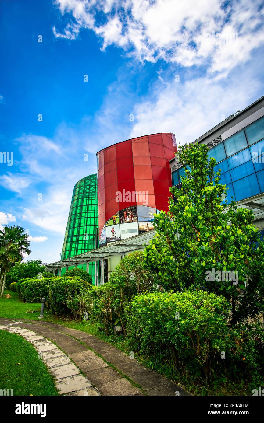 Exterior of Leisure Park Kallang. It is an entertainment center cum