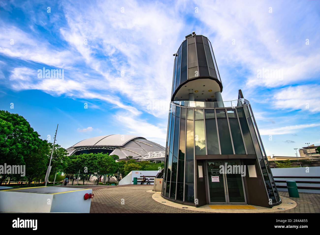 Water Sports Centre at The Singapore Sports Hub. It is a sports and recreation district in Kallang, Singapore. Stock Photo