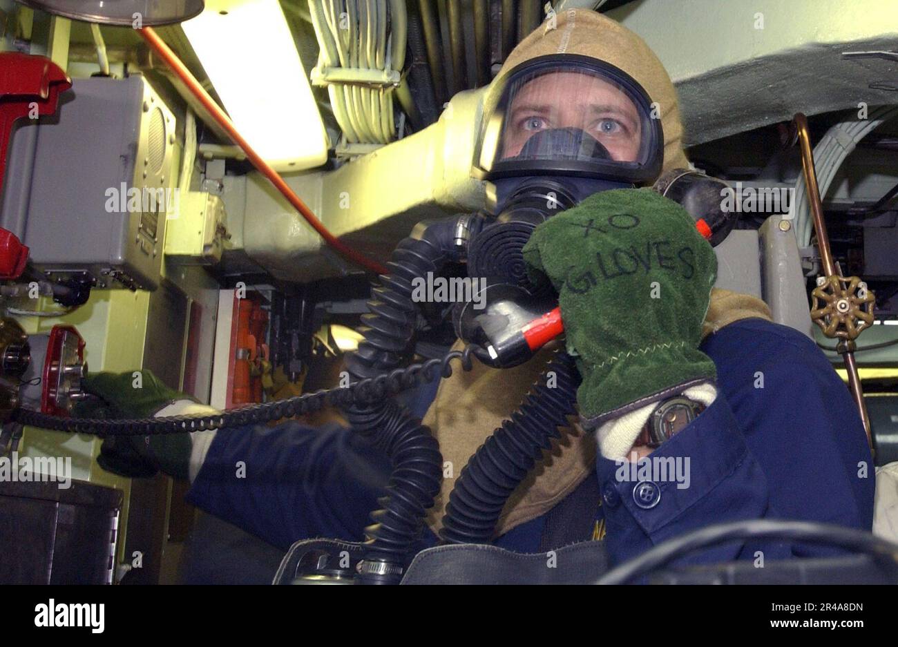 US Navy While wearing an Oxygen Breathing Apparatus (OBA), Executive