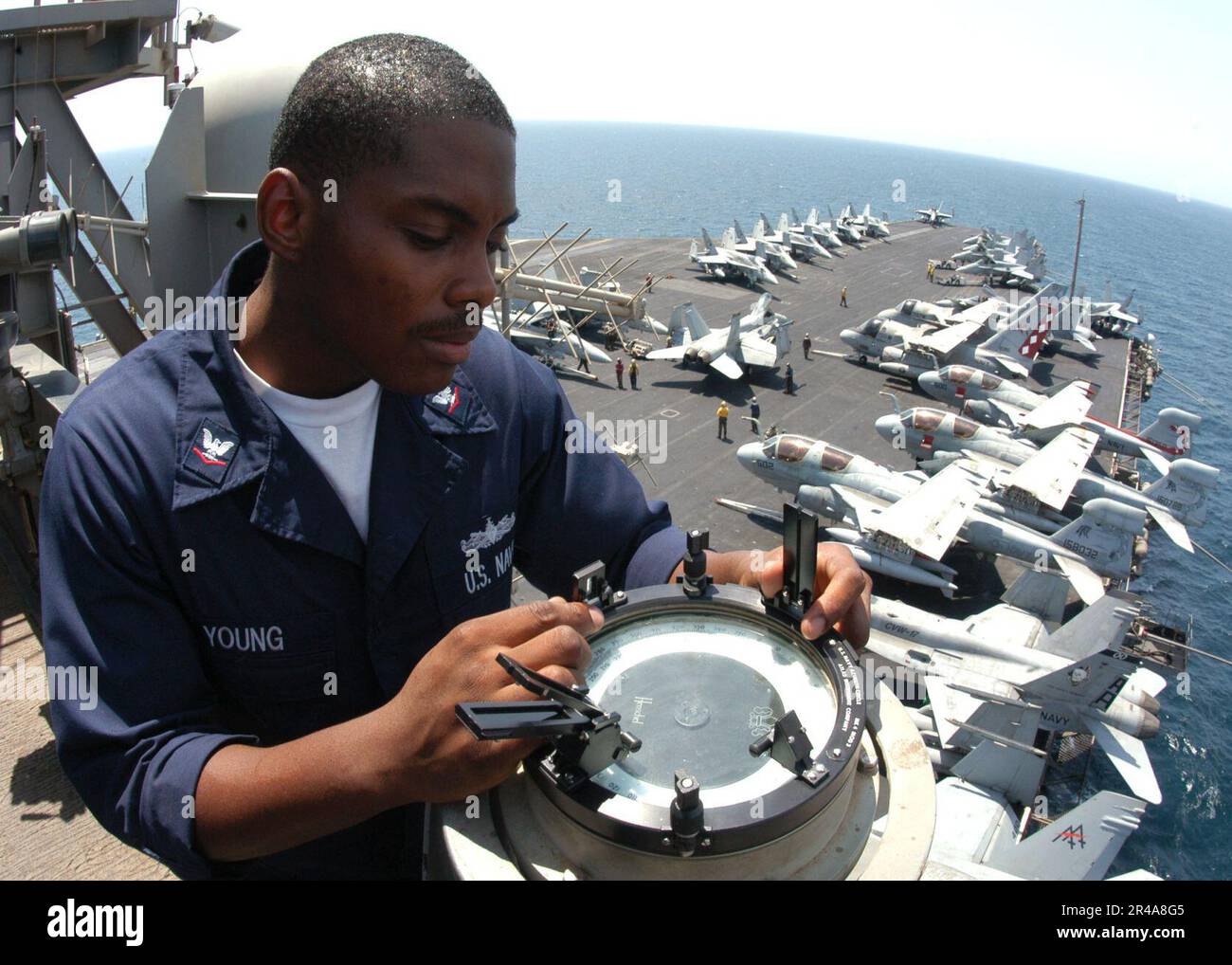US Navy Quartermaster Stock Photo Alamy