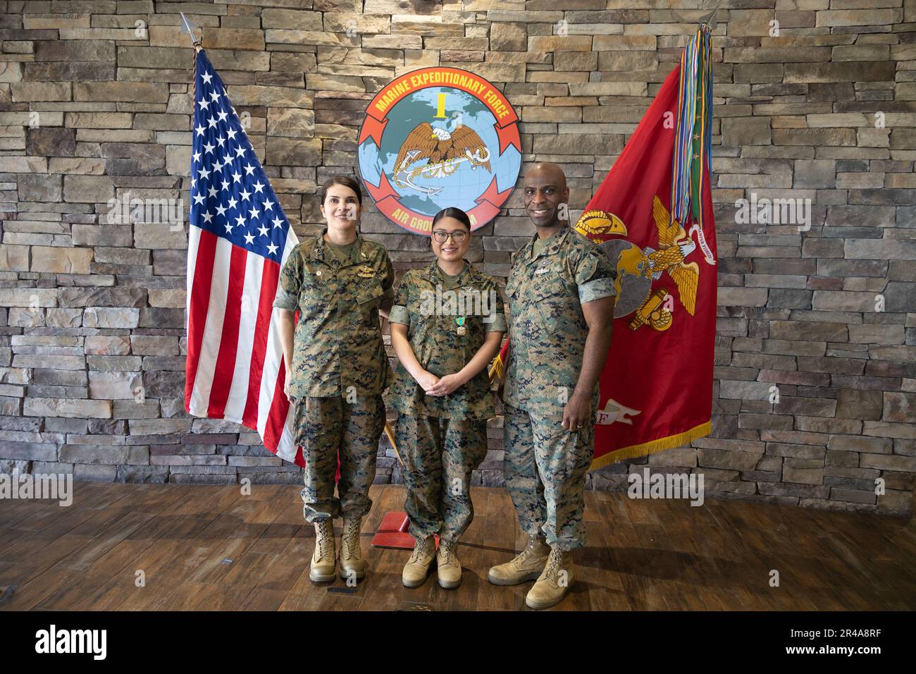 U.S. Navy Hospital Corpsman 3rd Class Zelancia Miranda attached to 1st