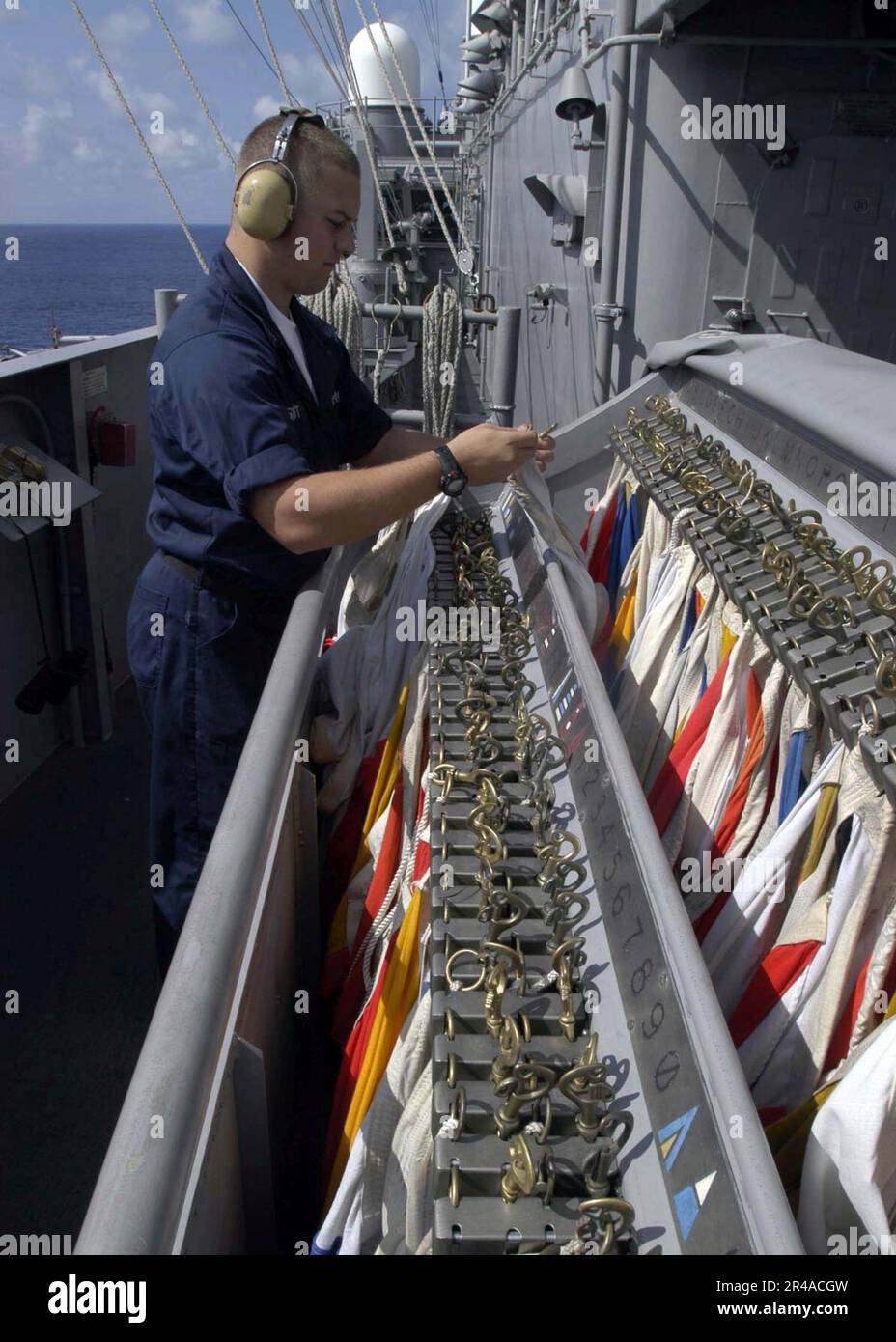 US Navy Quartermaster Stock Photo Alamy