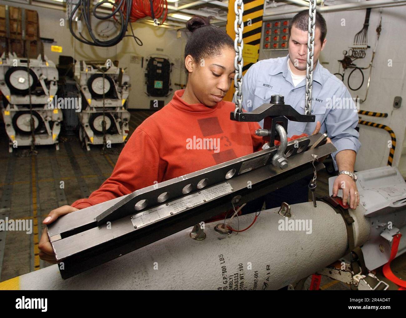 US Navy Aviation Ordnanceman Stock Photo - Alamy