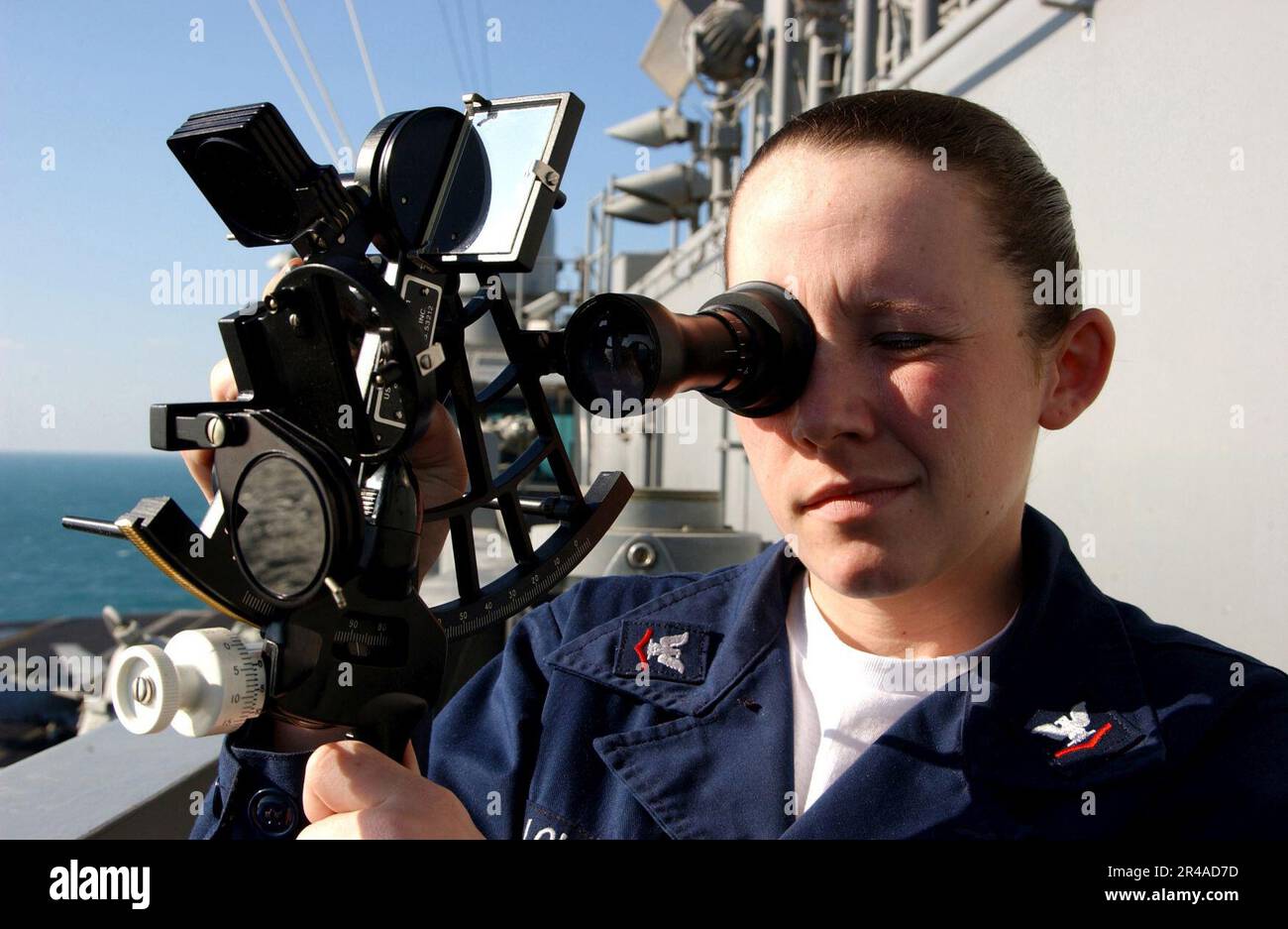 US Navy Quartermaster Stock Photo Alamy