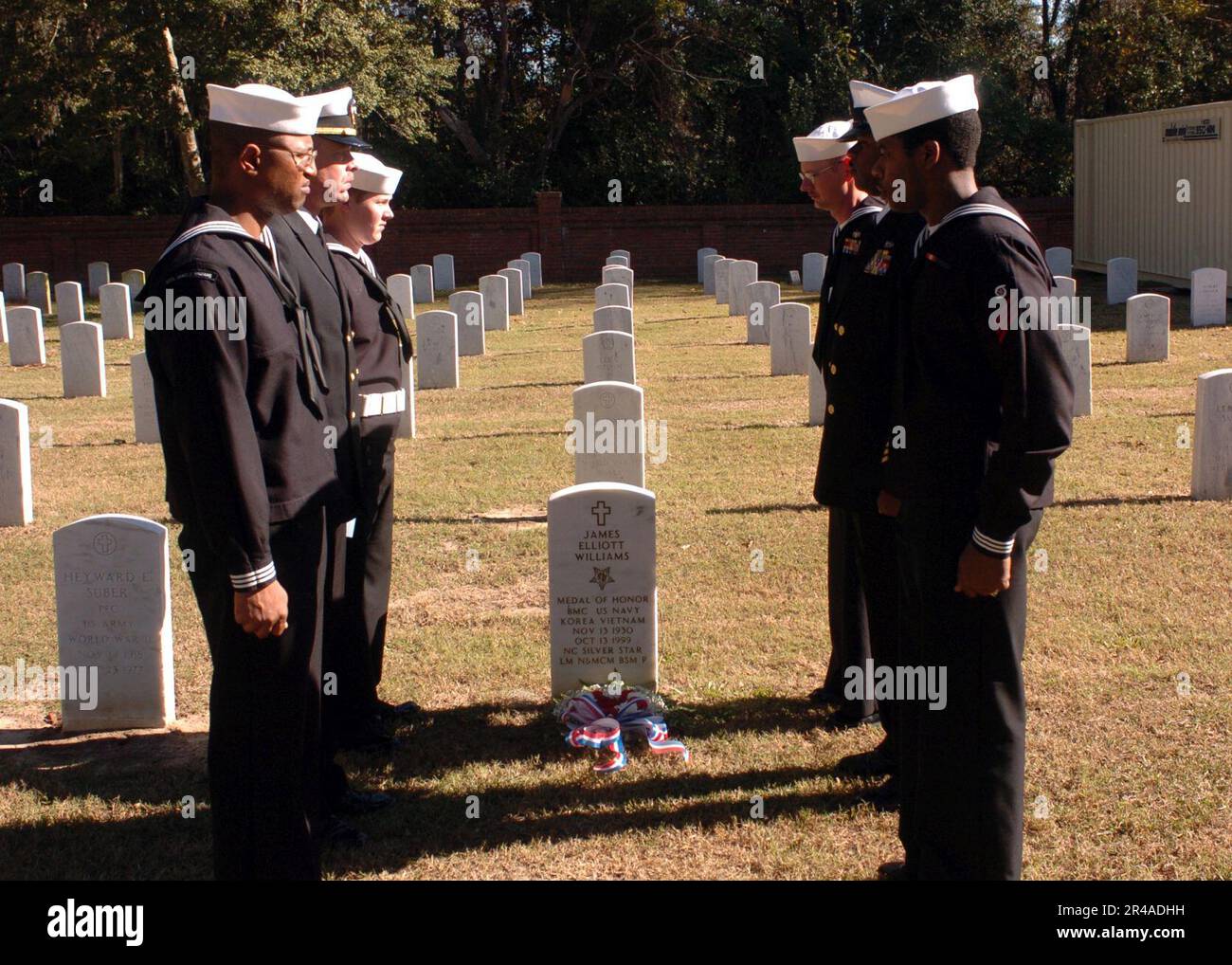US Navy Sailors assigned to the guided missile destroyer