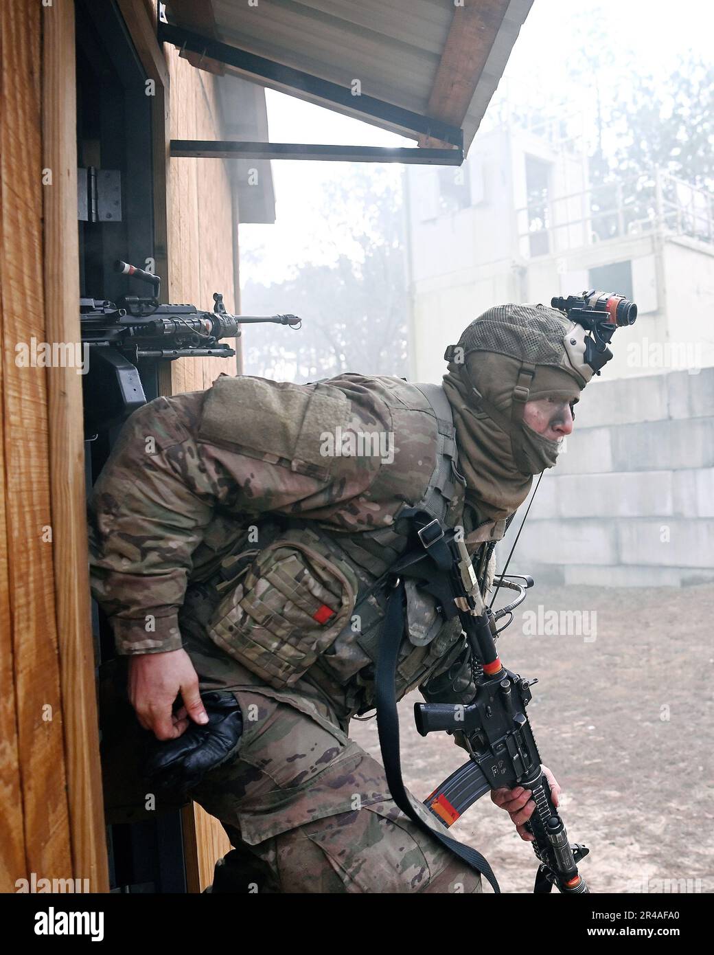 Soldiers assigned to the U.S. Army John F. Kennedy Special Warfare
